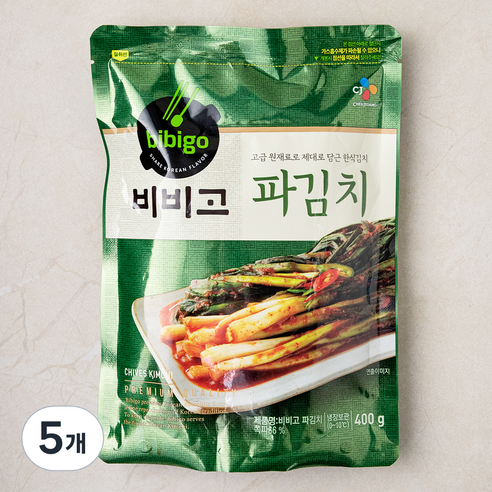 비비고 파김치, 400g, 5개