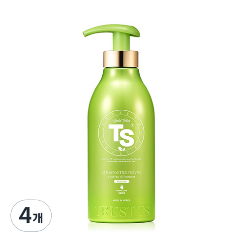 TS 골드 플러스 헤어트리트먼트, 500ml, 4개