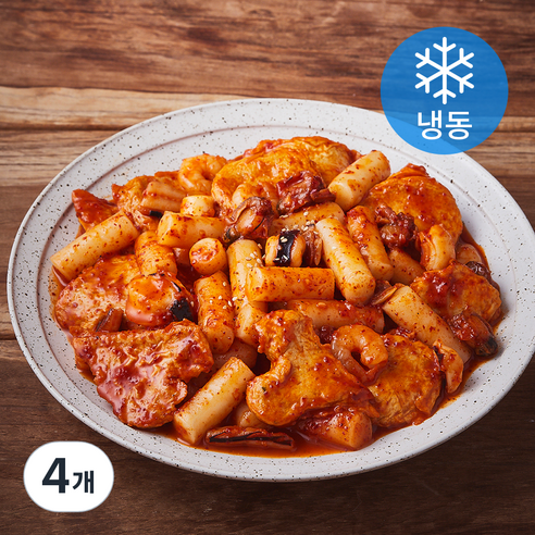 조선전골 해물 듬뿍 떡볶이 (냉동), 4개, 710g
