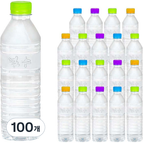 얼수 무라벨 생수, 500ml, 100개