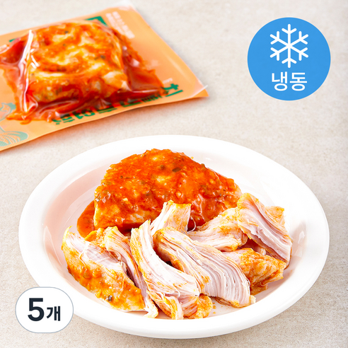 한끼통살 치폴레마요맛 닭가슴살 (냉동), 100g, 5개