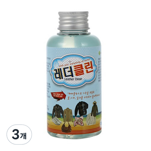 레더클린 가죽크리너, 250ml, 3개