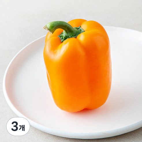 주황 파프리카, 120g, 3개, 1개입