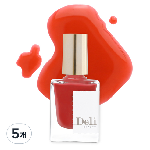 델리뷰티 딥시럽 루어인무드 네일컬러 10ml, MSY08 체리 세이지, 5개