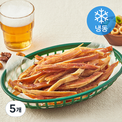 주안상점 바베큐오징어 (냉동), 5개, 100g