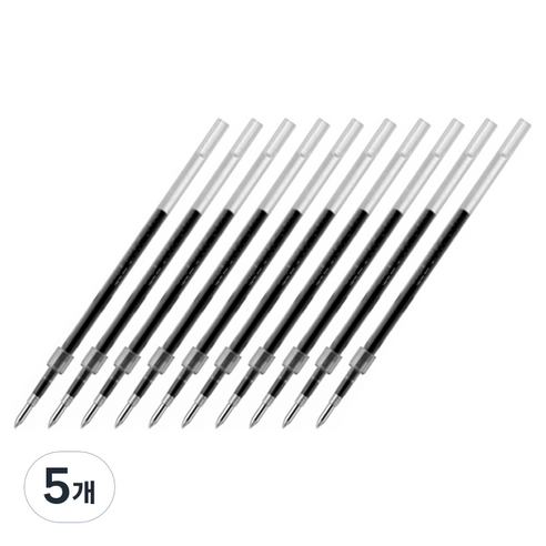 제트스트림 유니 유성펜 리필심 1.0mm SXR-10, 블랙, 50개