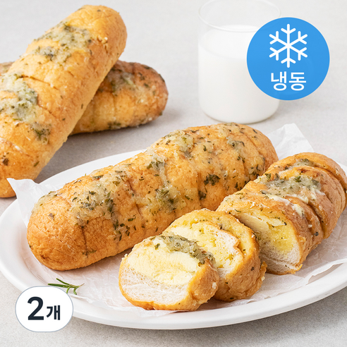 화이트램램 크림 품은 갈릭 브레드 (냉동), 150g, 4개입, 2개