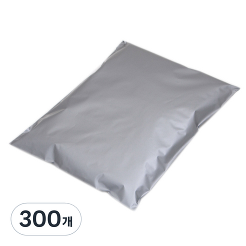 LDPE 택배봉투 접착형 은색, 300개