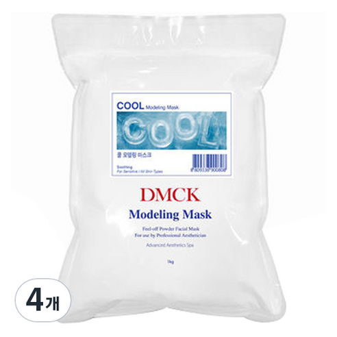 DMCK 쿨 모델링 파우더 마스크 1kg, 4개, 1개입