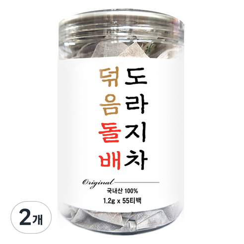 산해랑 덖음 돌배 도라지차, 2개, 55개입, 1.2g