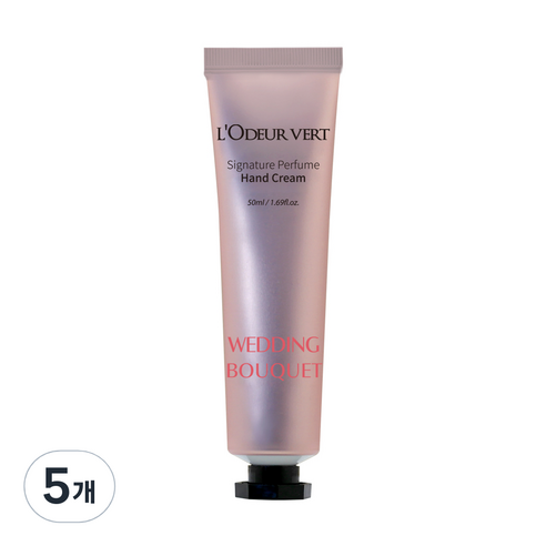 로더베르 시그니처 퍼퓸 핸드크림 웨딩부케, 50ml, 5개