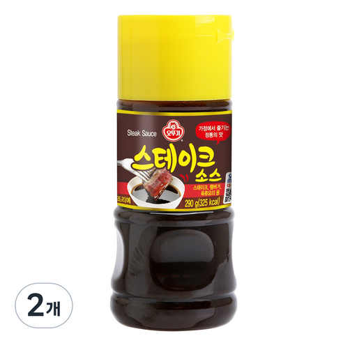오뚜기 스테이크 소스, 290g, 2개