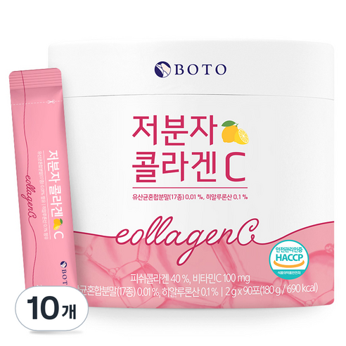 보뚜 저분자 콜라겐 C, 180g, 10개