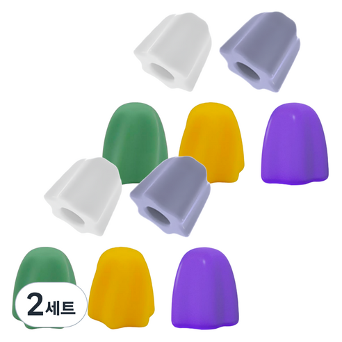 저스트픽 실리콘 치약 뚜껑 스퀴저 핸드크림 짜개 5종 x 2p 세트, 혼합색상, 2세트