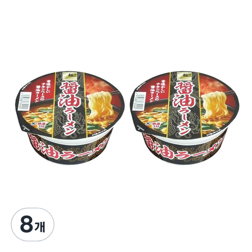 멘노스나오시 쇼유 컵라멘 78g, 8개
