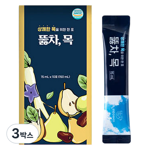 뚫차 목 기관지에 좋은 도라지배를 함유한 한방차 10p, 3박스