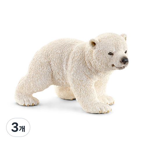 [슐라이히] 걷고 있는 새끼 북극곰 SL14708, 3개