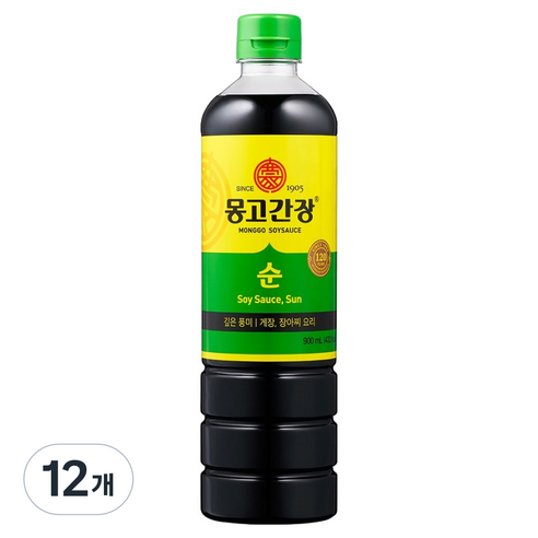 몽고간장 순간장, 900ml, 12개