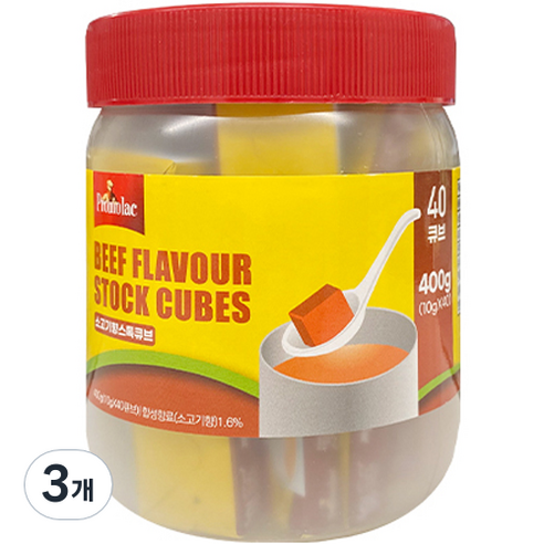 프로모락 소고기향 스톡 큐브 40p, 3개, 400g