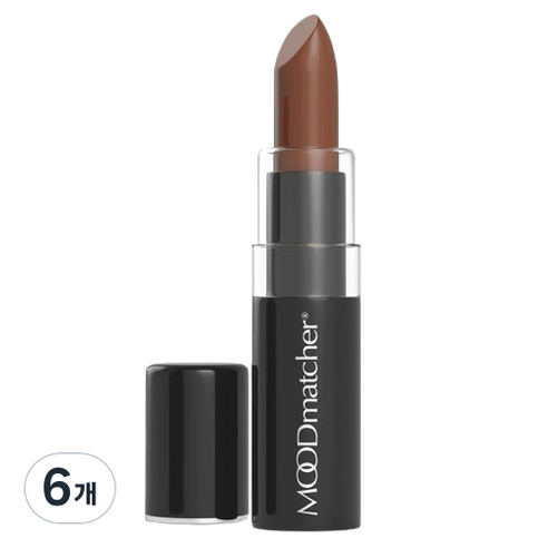 무드매쳐 반전 립스틱, 브라운, 3.5g, 6개
