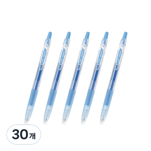 파이롯트 쥬스 젤잉크펜 0.38mm, 라이트블루, 30개