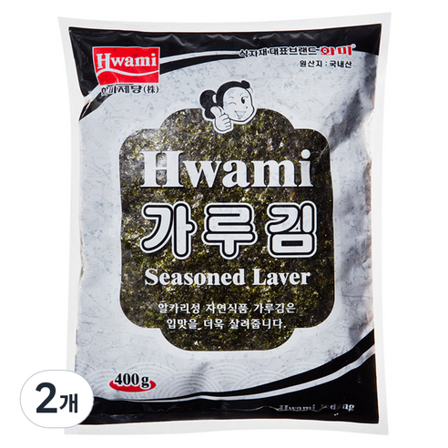 화미 가루김, 400g, 2개