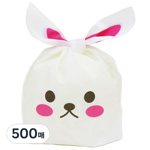 포포팬시 보자기포장팩 2 미니토끼 소, 핑크, 500매