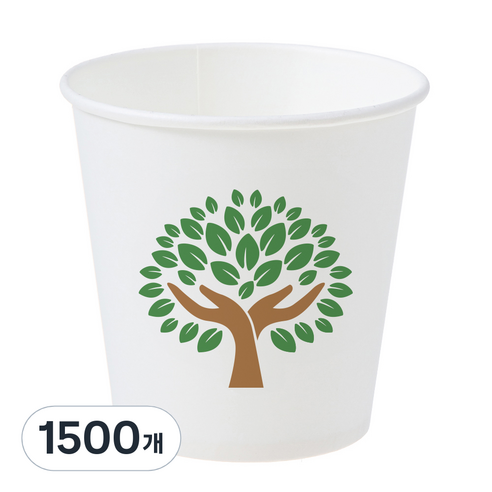 탐사 초록나무 종이컵, 1500개