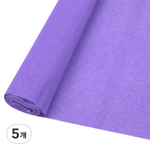 마다꾸미 주름지 구김지 52 라이트퍼플 50 x 250 cm, 5개, 1색