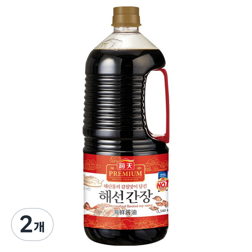 해천 해선간장, 1.75L, 2개