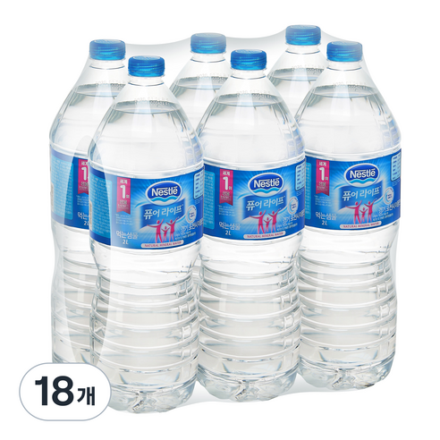 네슬레퓨어라이프 생수, 2L, 18개
