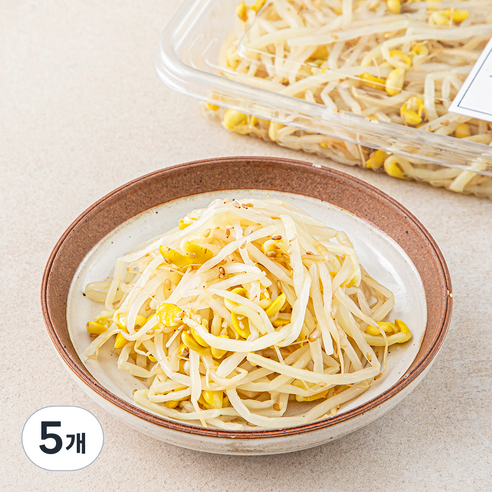식탁위의사계 녹선 콩나물무침, 210g, 5개