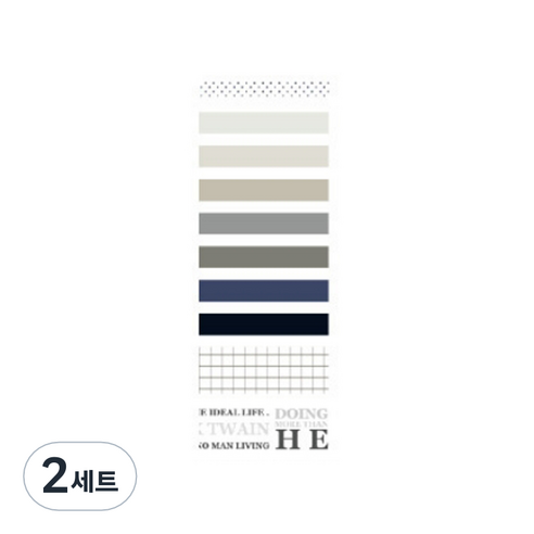 온업 DIY 다이어리 꾸미기 테이프 세트 ST25, 타입4, 2세트