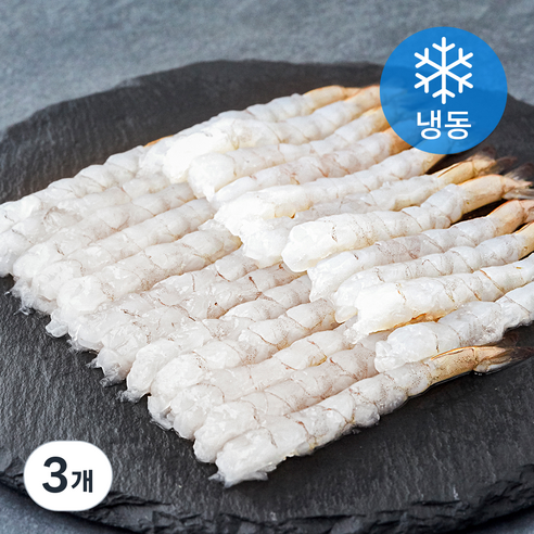 흰다리새우살 노바시 30미 (냉동), 3개, 270g