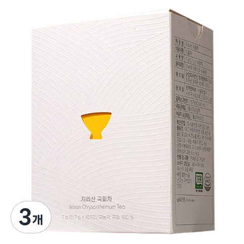 쌍계명차 일상다완 지리산 국화차, 0.7g, 10개입, 3개