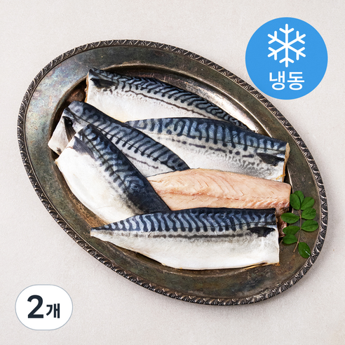 비비수산 노르웨이 순살고등어 왕특대 5~6편 (냉동), 1kg, 2개