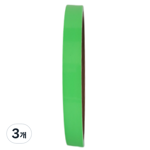 디트리 야광 반사 테이프, 그린, 3개