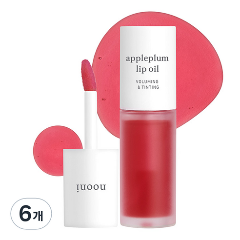 누니 애플 플럼 립 오일, 애플플럼, 3.7ml, 6개