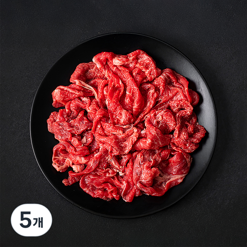설로인 한우 정육 1++등급 (7) 불고기 (냉장), 300g, 5개