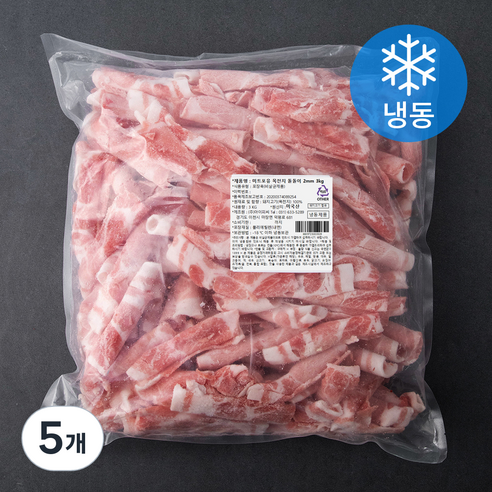 미트포유 목전지 돌돌이 2mm, 3kg, 5개