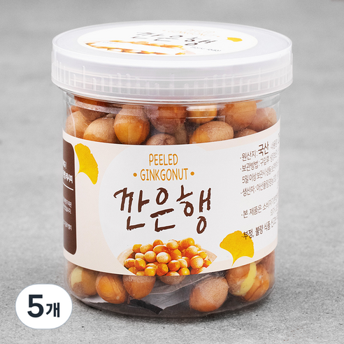 아산율림 깐은행, 250g, 5개