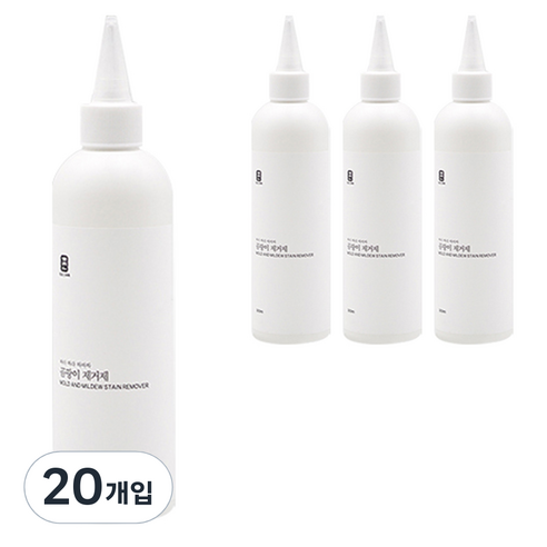 생활공작소 곰팡이제거제, 300ml, 20개입