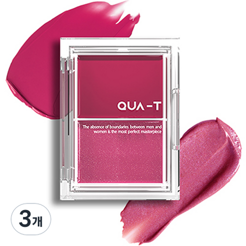 콰티 글로우 멜팅 팔레트 6.4g, 4호 페탈아이, 3개