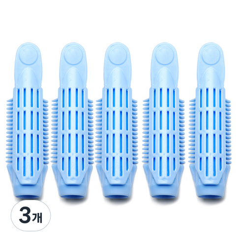 셀리본 헤어볼륨롤스타 뿌리 볼륨업 집게 5p, 3개, 스카이