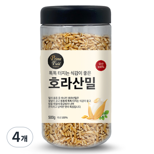 프라임필드 호라산밀, 500g, 4개