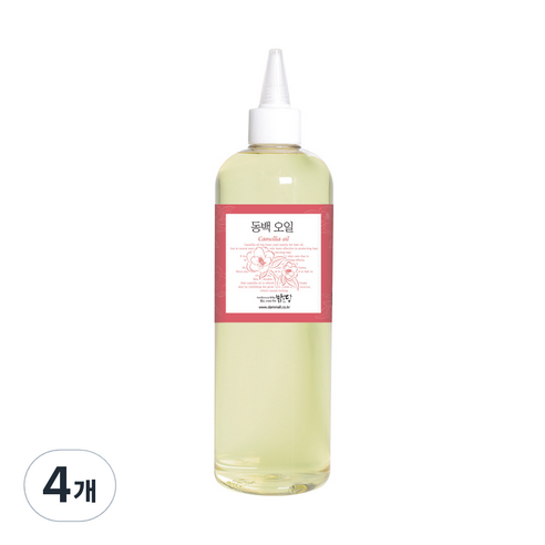 맑을담 동백 오일, 500ml, 4개