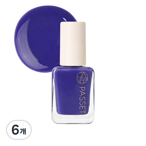 파셋 셀럽 네일컬러 폴리쉬 매니큐어 7ml, 40 미드나잇블루, 6개