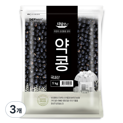 더담은 국산 약콩, 1kg, 3개