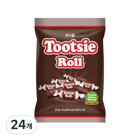 투시롤 캔디, 135g, 24개