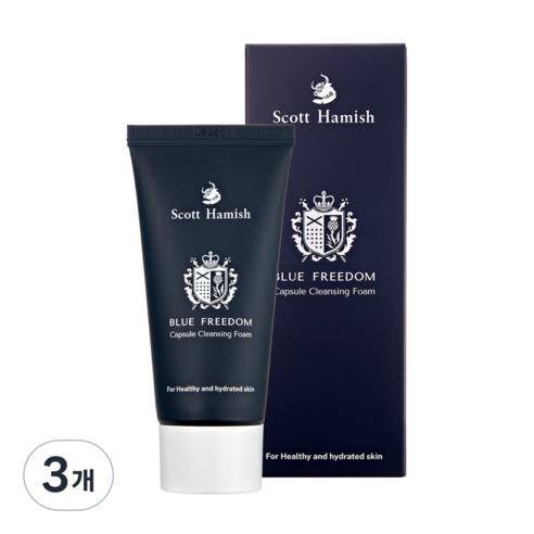 스콧해미쉬 블루 프리덤 캡슐 클렌징폼, 3개, 150ml